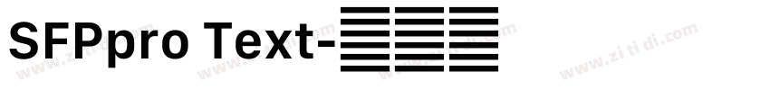 SFPpro Text字体转换